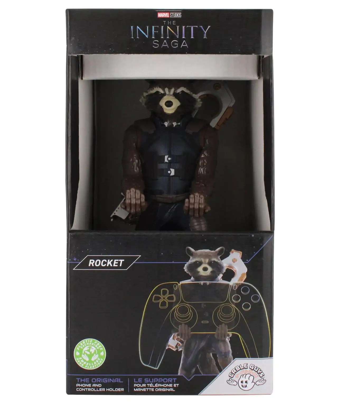 Marvel Guardians of the Galaxy Rocket Raccoon uchwyt zaciskowy Cable guy 20cm zdjęcie produktu