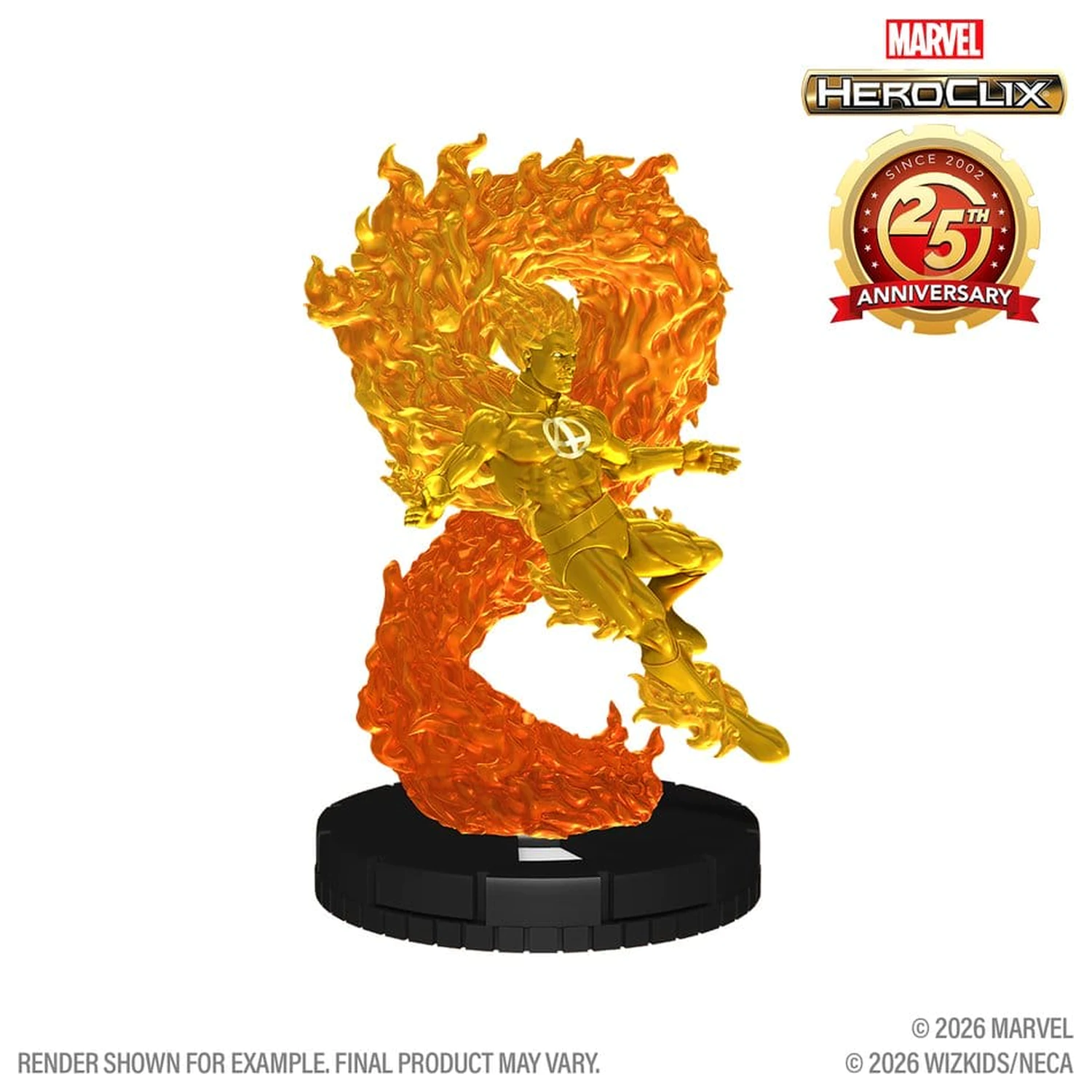 Marvel HeroClix: 25th Anniversary Figure Human Torch 5 cm zdjęcie produktu