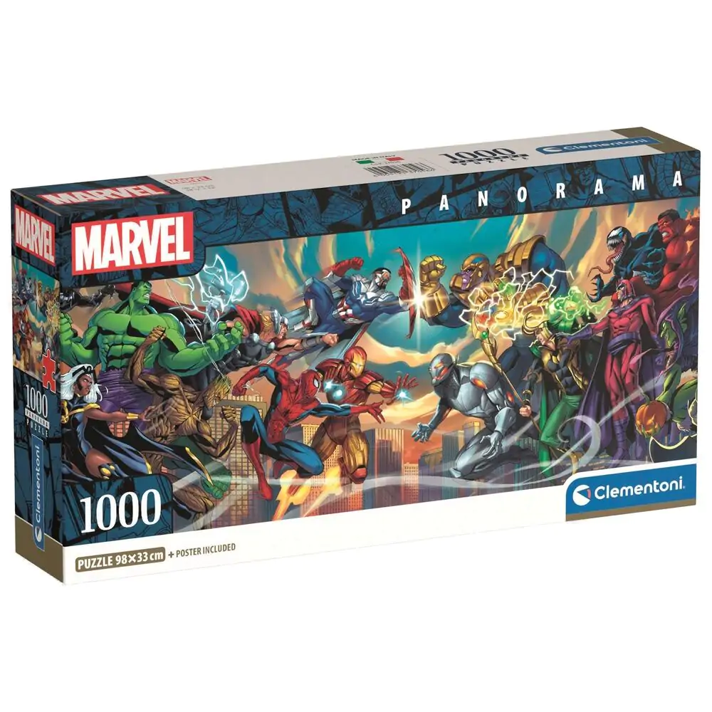 Marvel Heroes vs Villains panorama puzzle 1000 elementów zdjęcie produktu