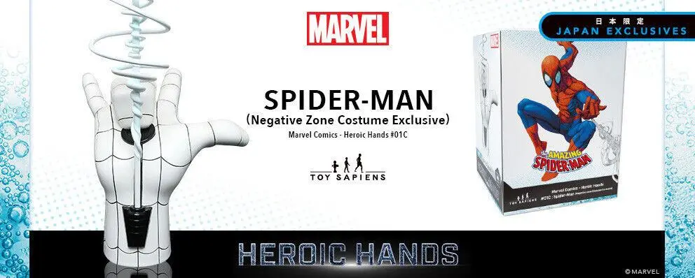 Marvel Heroic Hands Statua naturalnej wielkości #1C Spider-Man Negative Zone 26 cm zdjęcie produktu