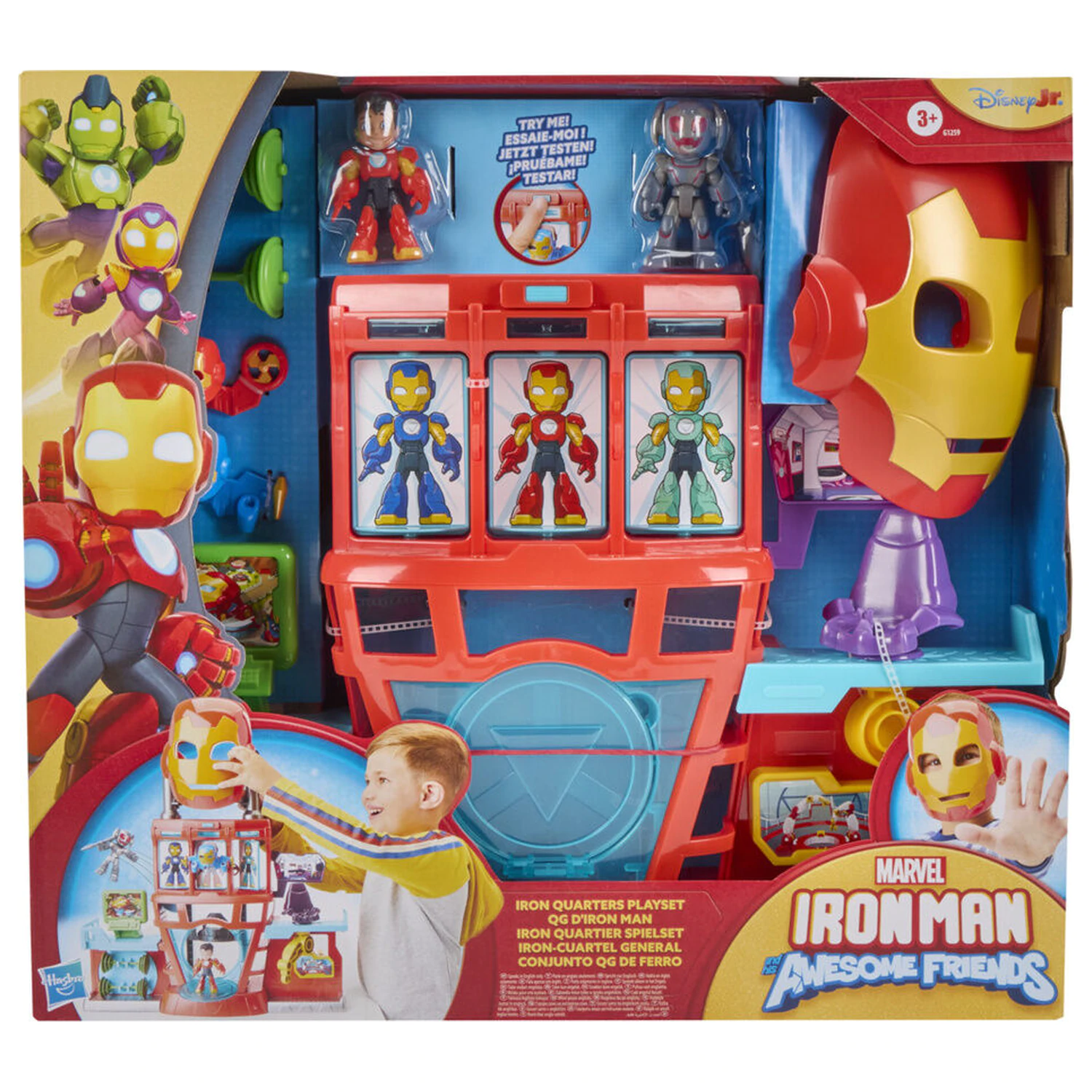 Marvel Iron Man I jego Niesamowici Przyjaciele Siedziba playset zdjęcie produktu