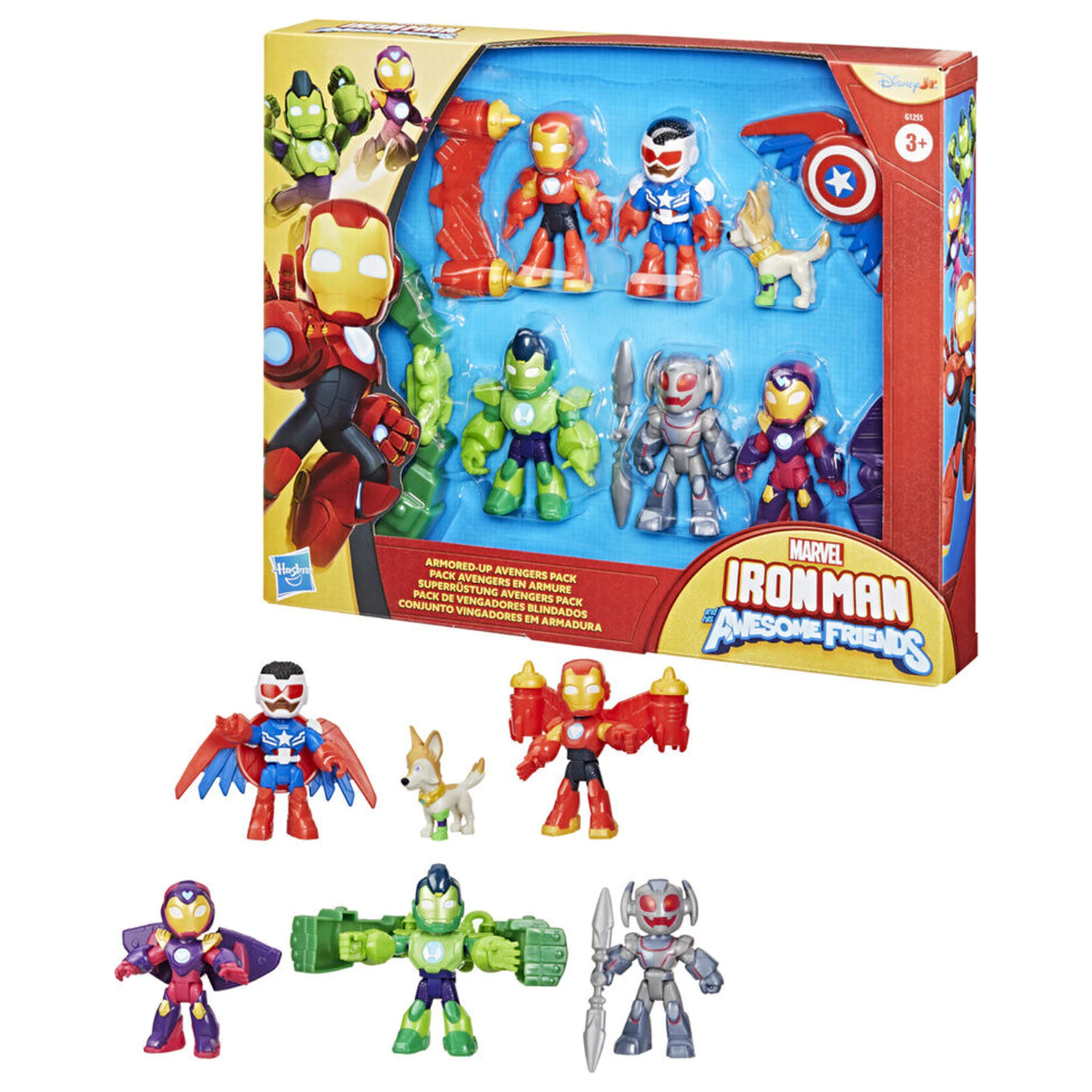 Marvel Iron Man And His Awesome Friends pack 6 figurek 7cm zdjęcie produktu