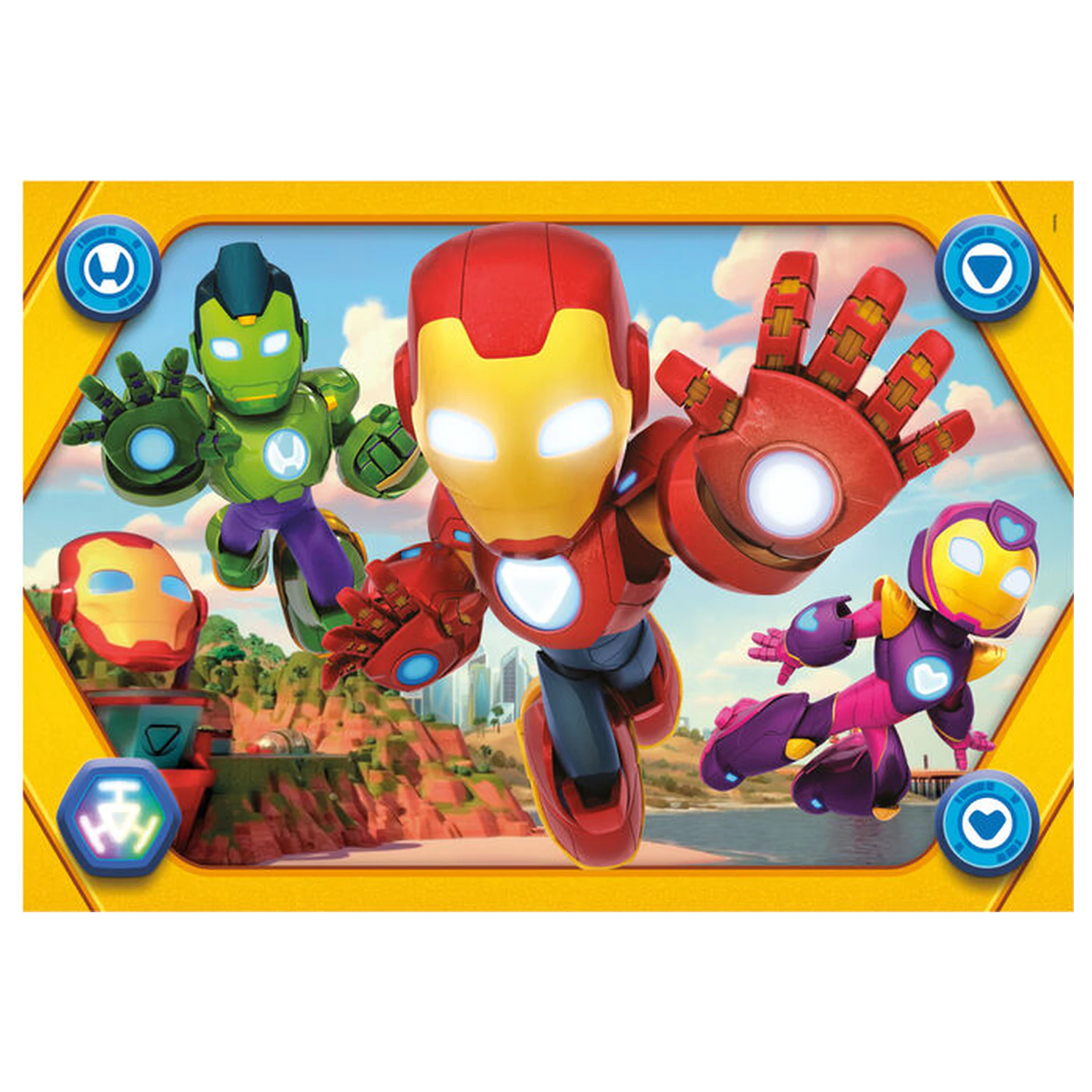 Marvel Iron Man i jego niesamowite puzzle 104 szt. zdjęcie produktu