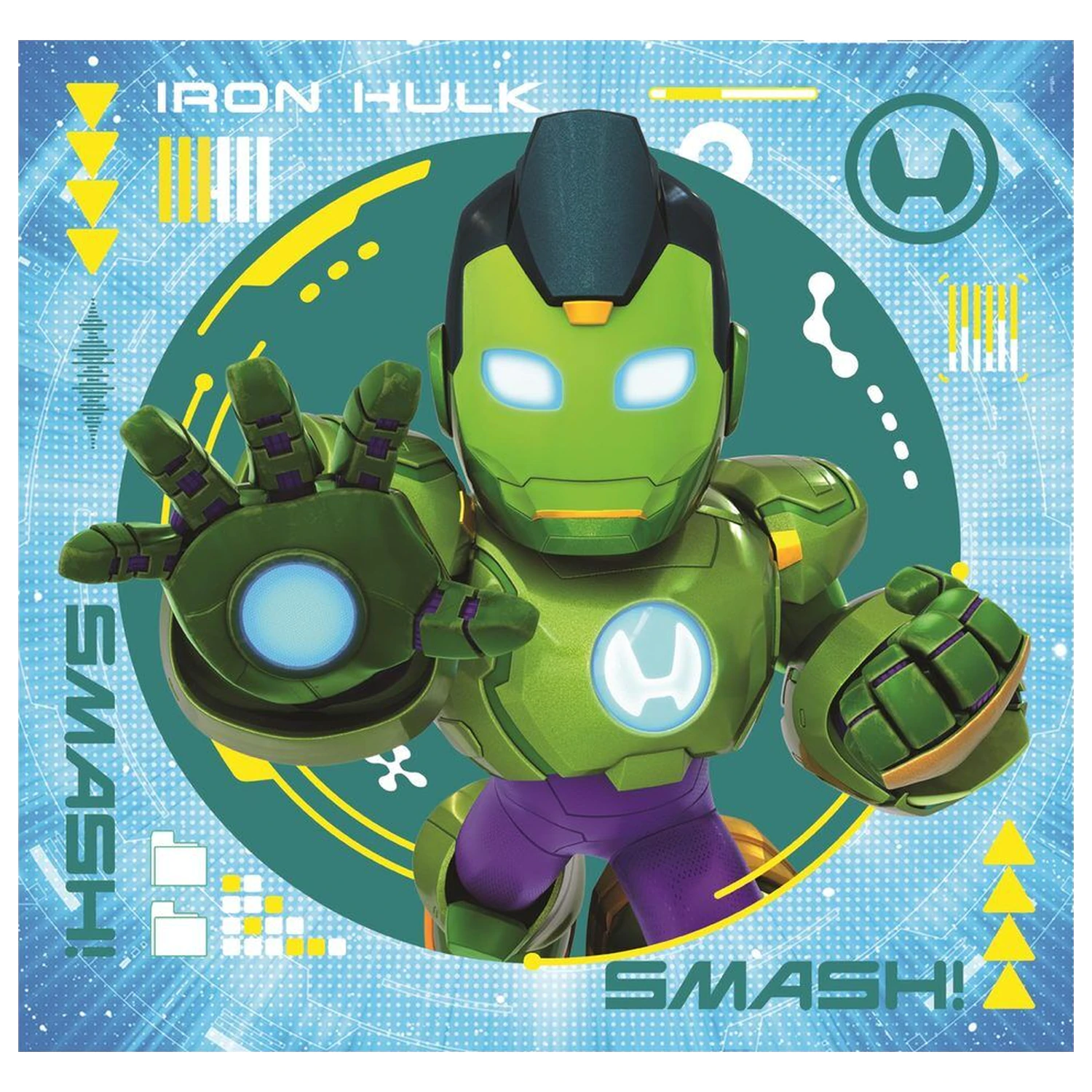 Marvel Iron Man i jego Awesome Square puzzle 3x48 sztuk zdjęcie produktu