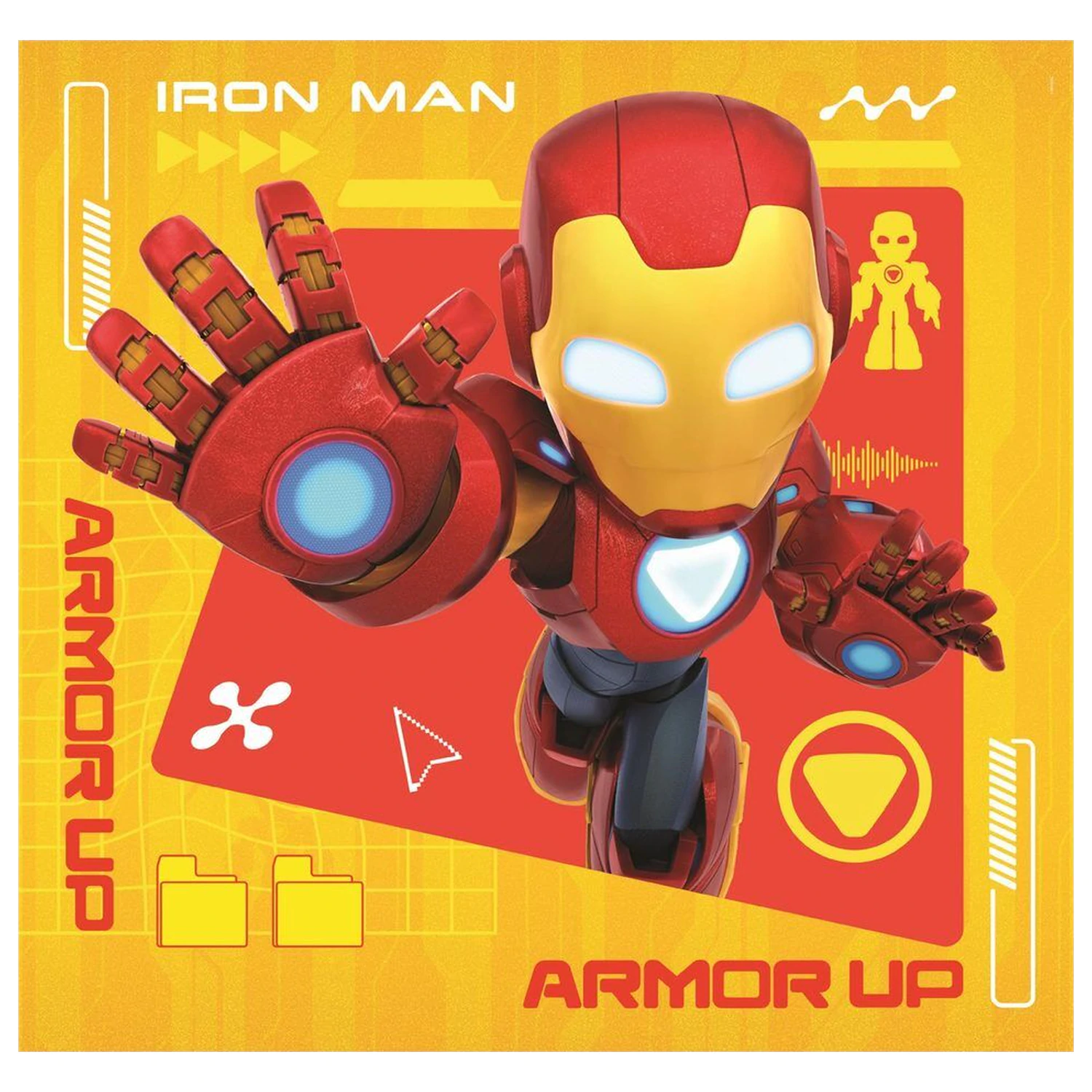Marvel Iron Man i jego Awesome Square puzzle 3x48 sztuk zdjęcie produktu
