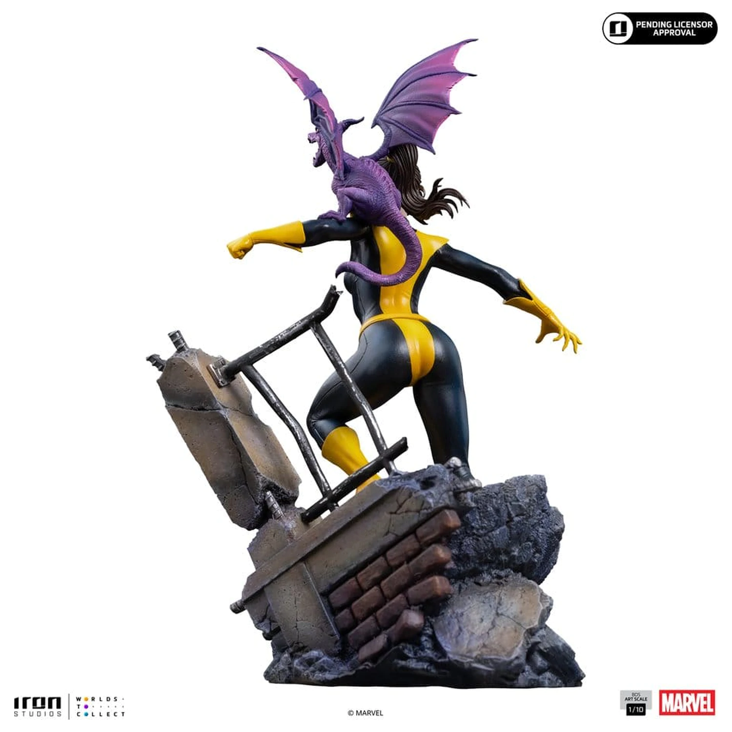Marvel Kitty Pride & Lockheed X-Men Comics BDS Art Scale Statua 1/10 Kitty Pride & Lockheed zdjęcie produktu