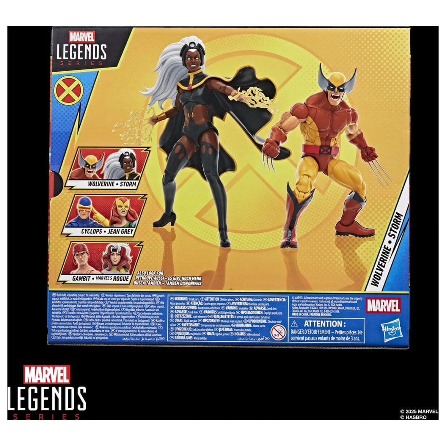 Zestaw 2 figurek Marvel Legends Storm & Wolverine 15 cm zdjęcie produktu
