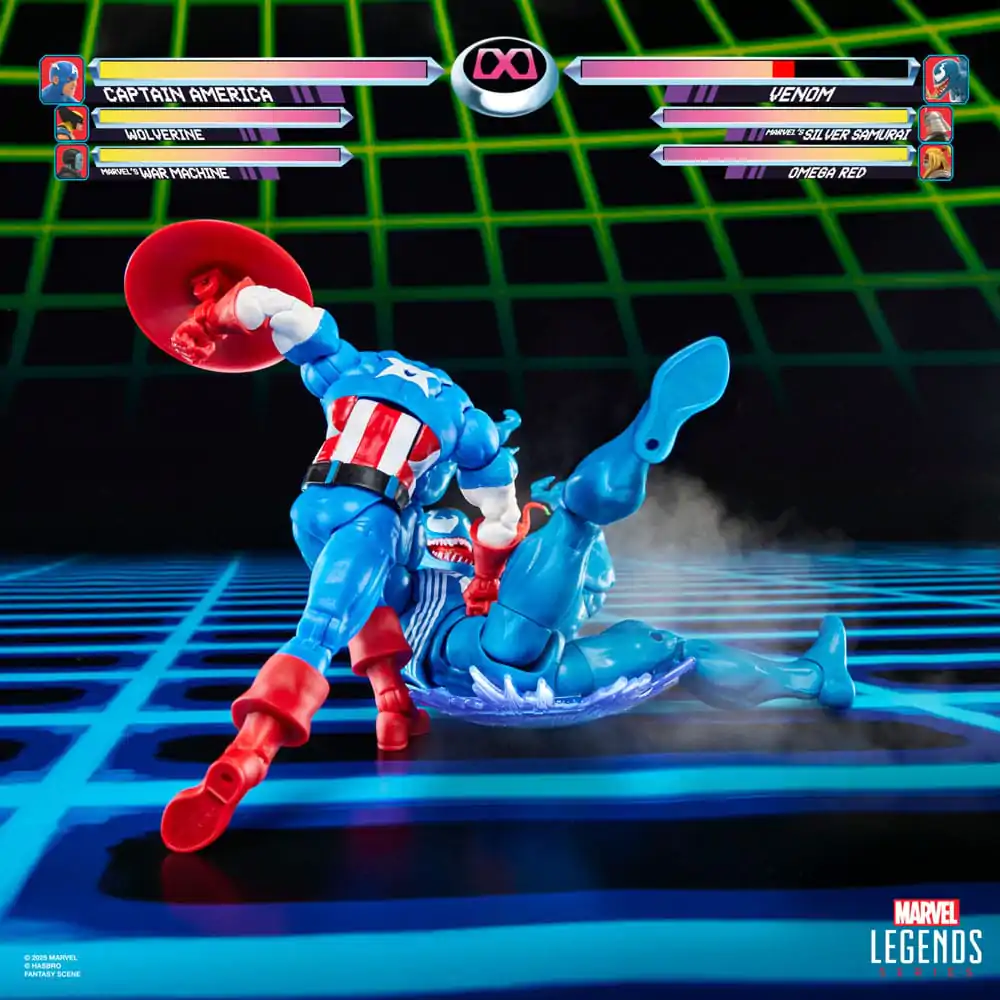 Marvel Legends Gamerverse Figurka Akcji 2-Pack Kapitan Ameryka vs. Venom 15 cm zdjęcie produktu