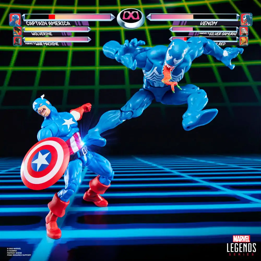Marvel Legends Gamerverse Figurka Akcji 2-Pack Kapitan Ameryka vs. Venom 15 cm zdjęcie produktu