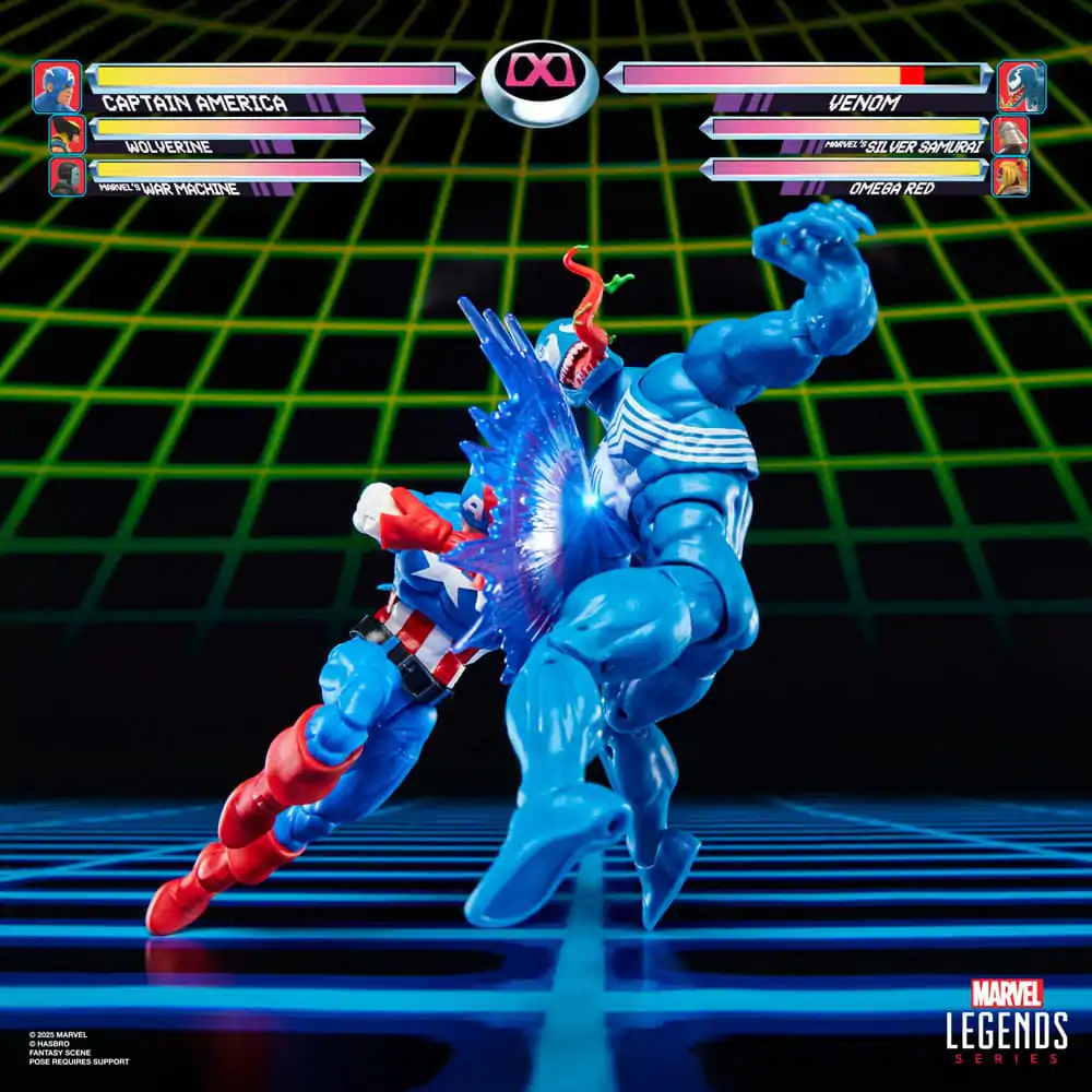 Marvel Legends Gamerverse Figurka Akcji 2-Pack Kapitan Ameryka vs. Venom 15 cm zdjęcie produktu