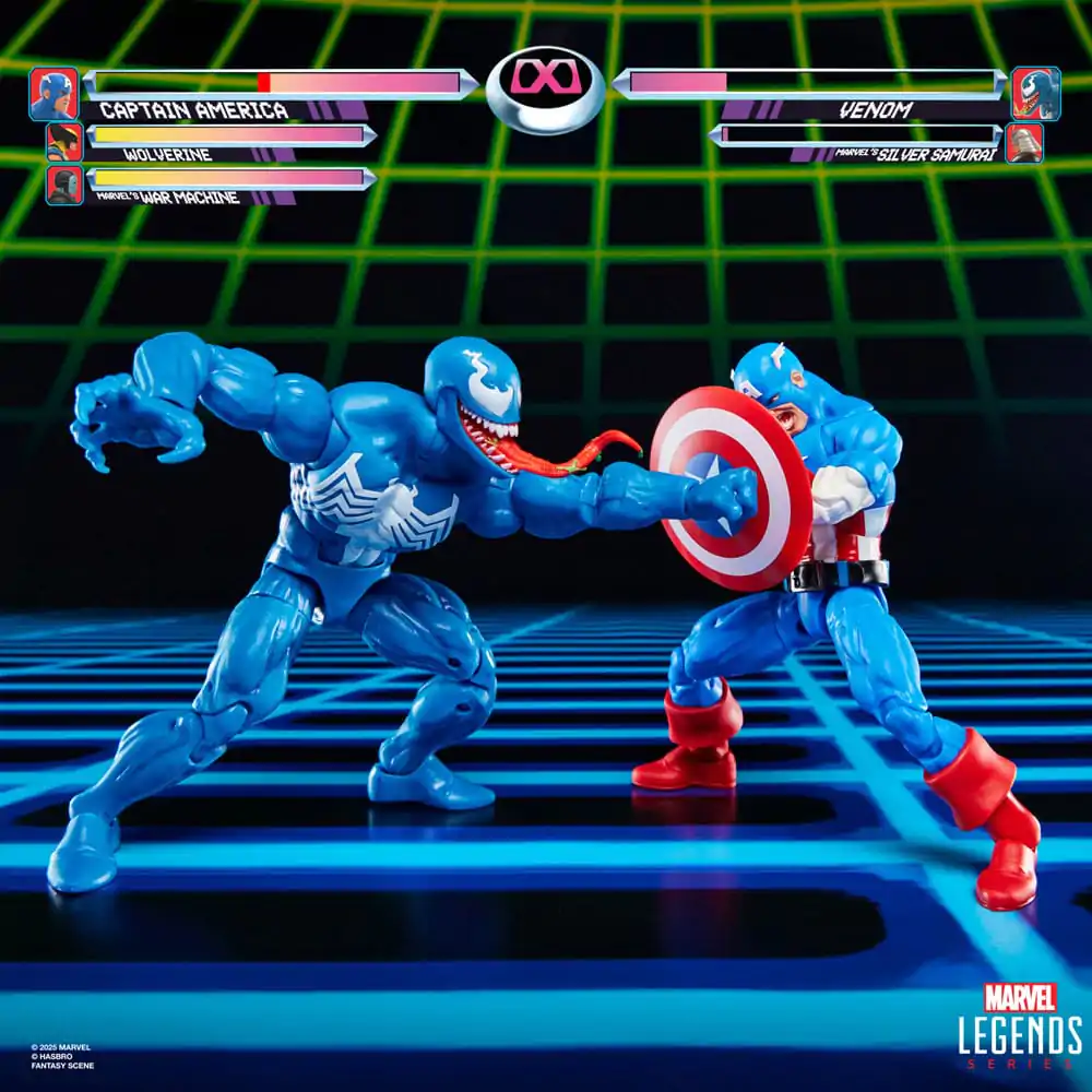 Marvel Legends Gamerverse Figurka Akcji 2-Pack Kapitan Ameryka vs. Venom 15 cm zdjęcie produktu