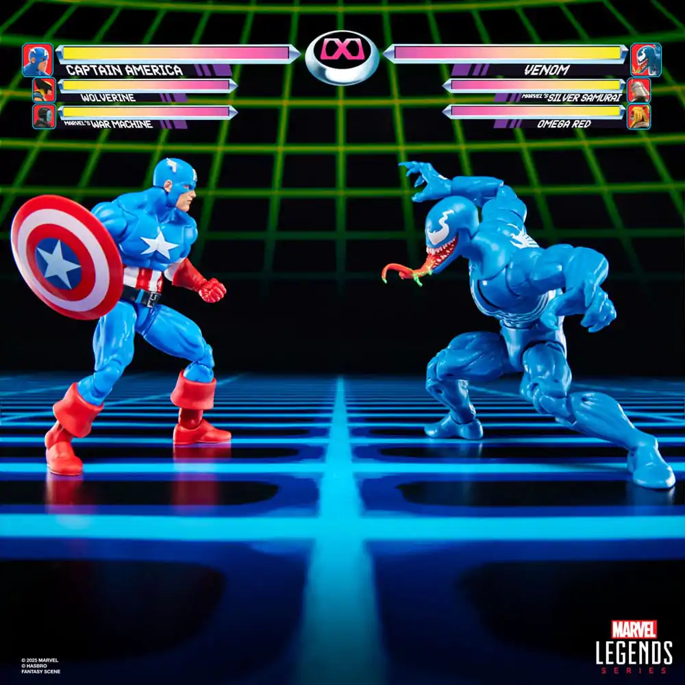 Marvel Legends Gamerverse Figurka Akcji 2-Pack Kapitan Ameryka vs. Venom 15 cm zdjęcie produktu