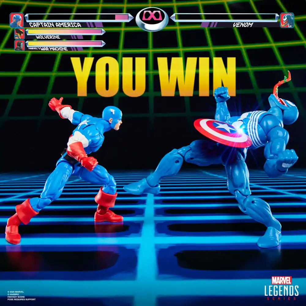 Marvel Legends Gamerverse Figurka Akcji 2-Pack Kapitan Ameryka vs. Venom 15 cm zdjęcie produktu