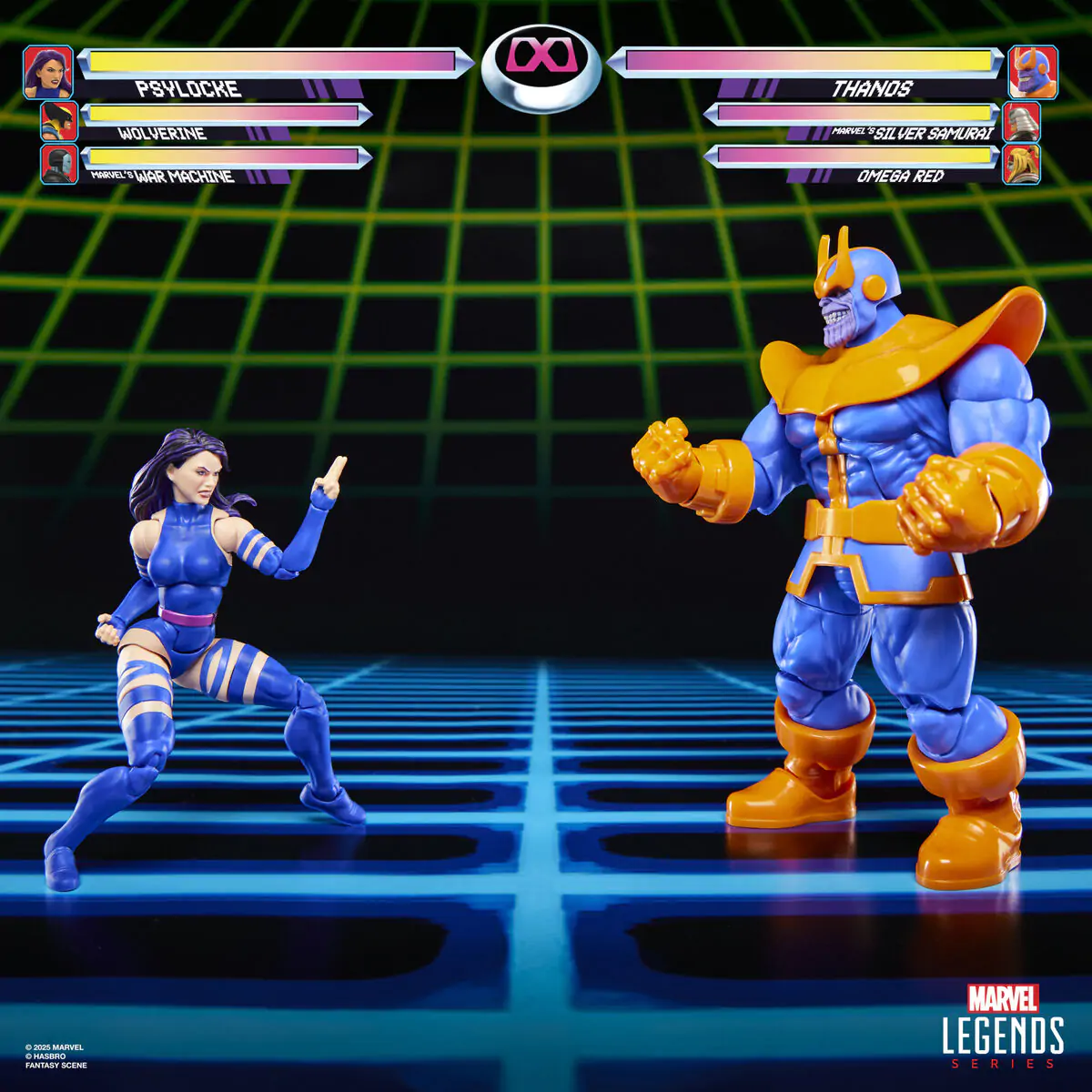 Marvel Legends Gameverse Psylocke kontra Thanos zestaw 2 figurki 15 cm zdjęcie produktu