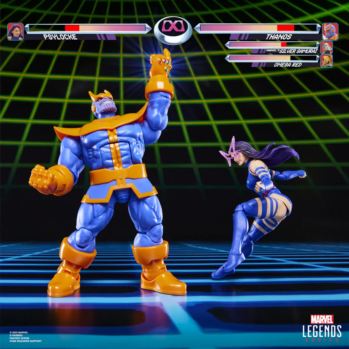 Marvel Legends Gameverse Psylocke kontra Thanos zestaw 2 figurki 15 cm zdjęcie produktu