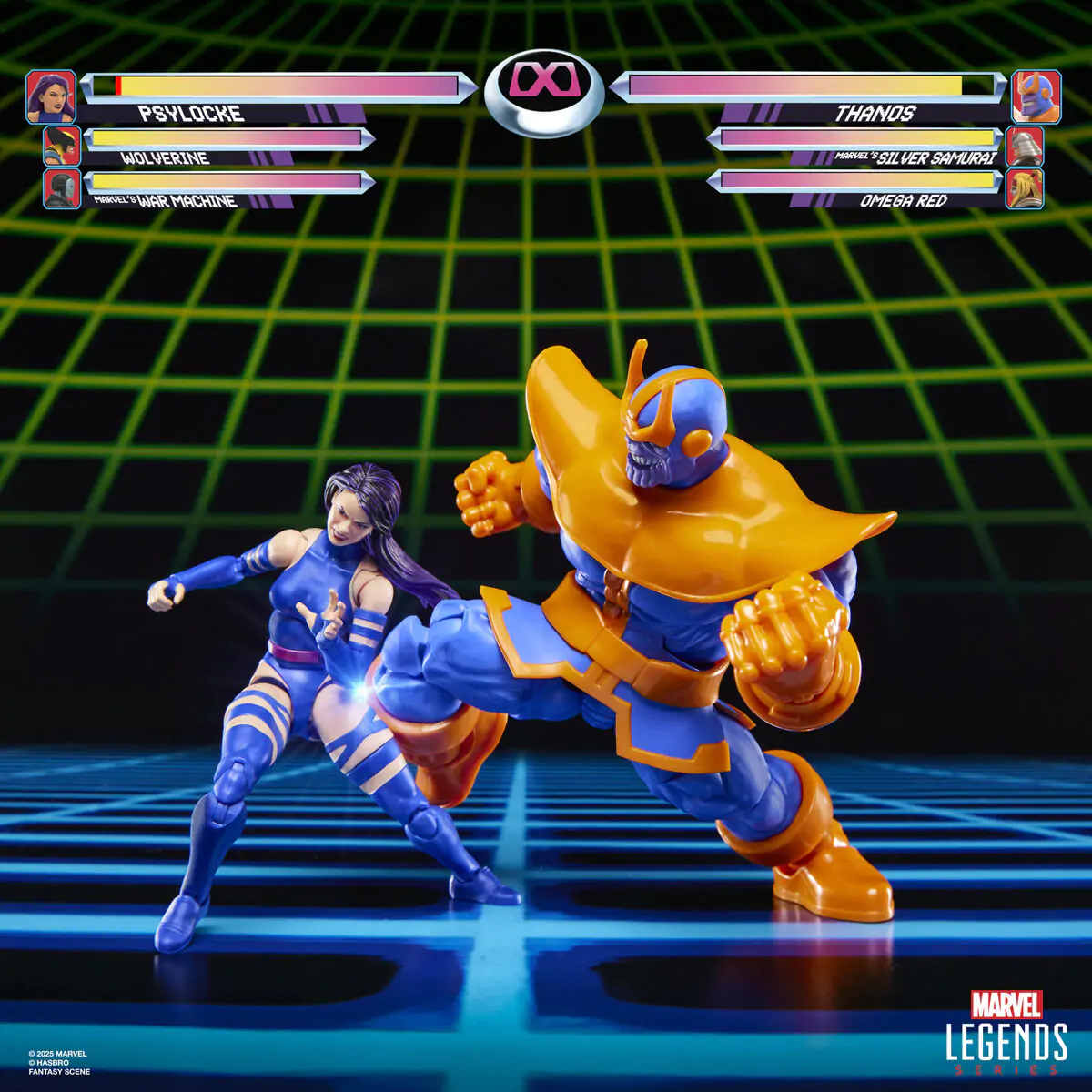 Marvel Legends Gameverse Psylocke kontra Thanos zestaw 2 figurki 15 cm zdjęcie produktu
