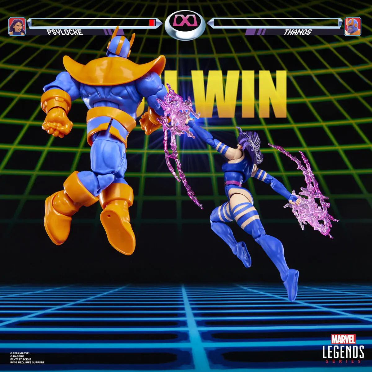 Marvel Legends Gameverse Psylocke kontra Thanos zestaw 2 figurki 15 cm zdjęcie produktu