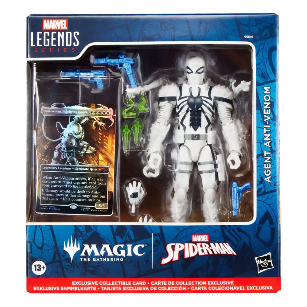 Marvel Legends Magic: The Gathering Figurka akcji Agent Anti-Venom (plus Ekskluzywna karta foliowana) 15 cm zdjęcie produktu