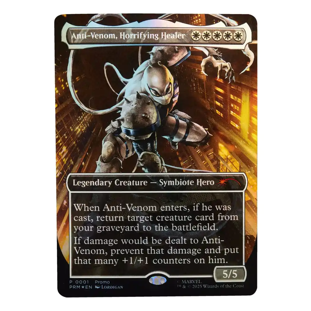 Marvel Legends Magic: The Gathering Figurka akcji Agent Anti-Venom (plus Ekskluzywna karta foliowana) 15 cm zdjęcie produktu