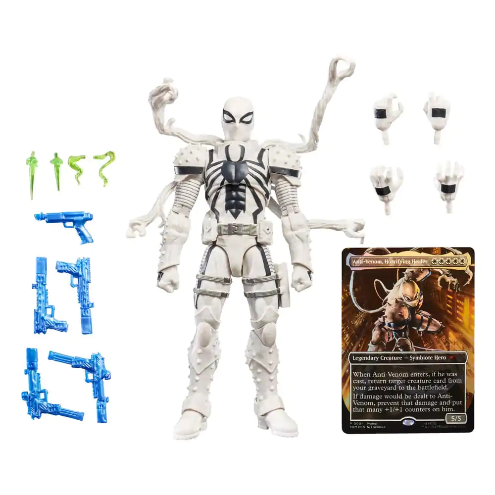 Marvel Legends Magic: The Gathering Figurka akcji Agent Anti-Venom (plus Ekskluzywna karta foliowana) 15 cm zdjęcie produktu