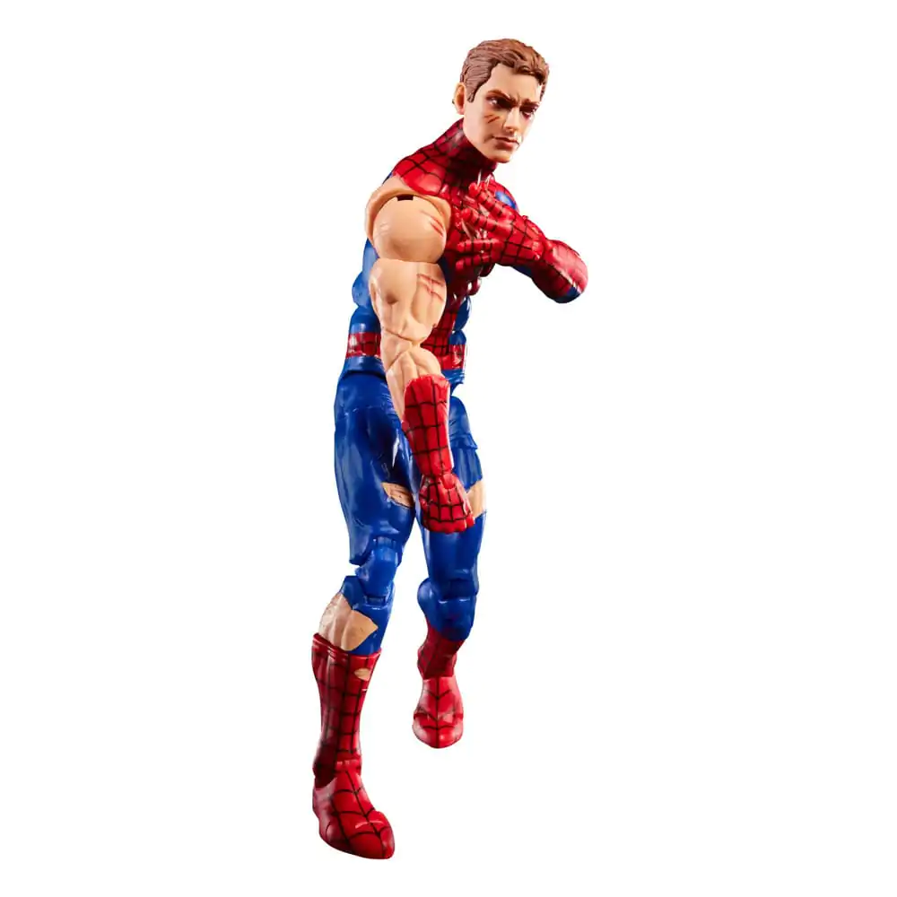 Marvel Legends Magic: The Gathering Figurka akcji Battle-Damaged Spider-Man (plus Ekskluzywna Karta Folia) 15 cm zdjęcie produktu