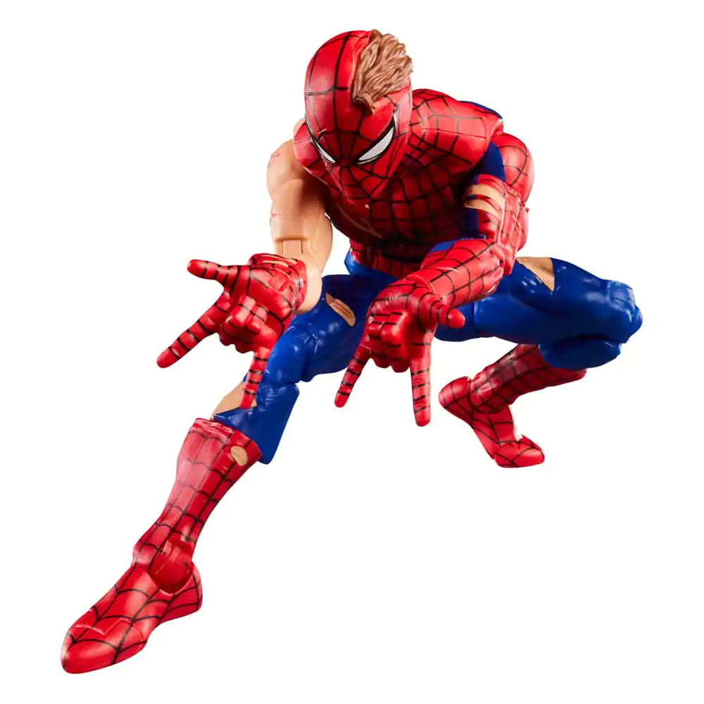 Marvel Legends Magic: The Gathering Figurka akcji Battle-Damaged Spider-Man (plus Ekskluzywna Karta Folia) 15 cm zdjęcie produktu