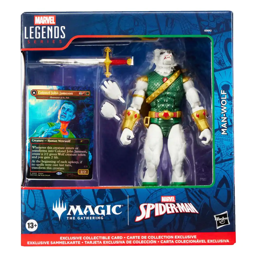 Marvel Legends Magic: The Gathering Figurka Man-Wolf (plus Ekskluzywna Karta Folia) 15 cm zdjęcie produktu