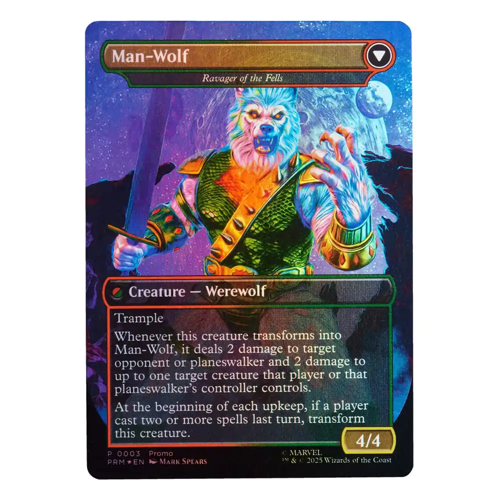 Marvel Legends Magic: The Gathering Figurka Man-Wolf (plus Ekskluzywna Karta Folia) 15 cm zdjęcie produktu