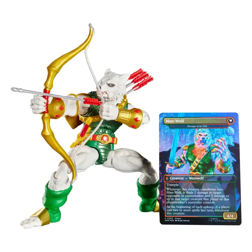 Marvel Legends Magic: The Gathering Figurka Man-Wolf (plus Ekskluzywna Karta Folia) 15 cm zdjęcie produktu