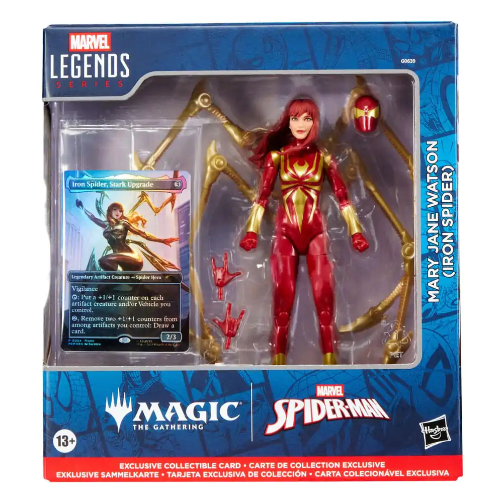 Marvel Legends Magic: The Gathering Figurka akcji Mary Jane Watson (Iron Spider) (plus Ekskluzywna Karta Foil) 15 cm zdjęcie produktu