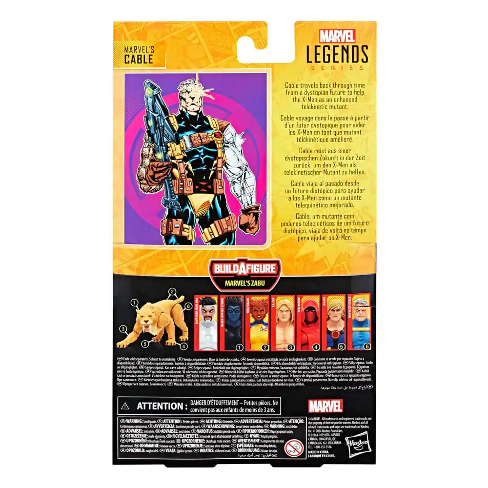 Marvel Legends figurka Marvel's Cable (BAF: Marvel's Zabu) 15 cm zdjęcie produktu