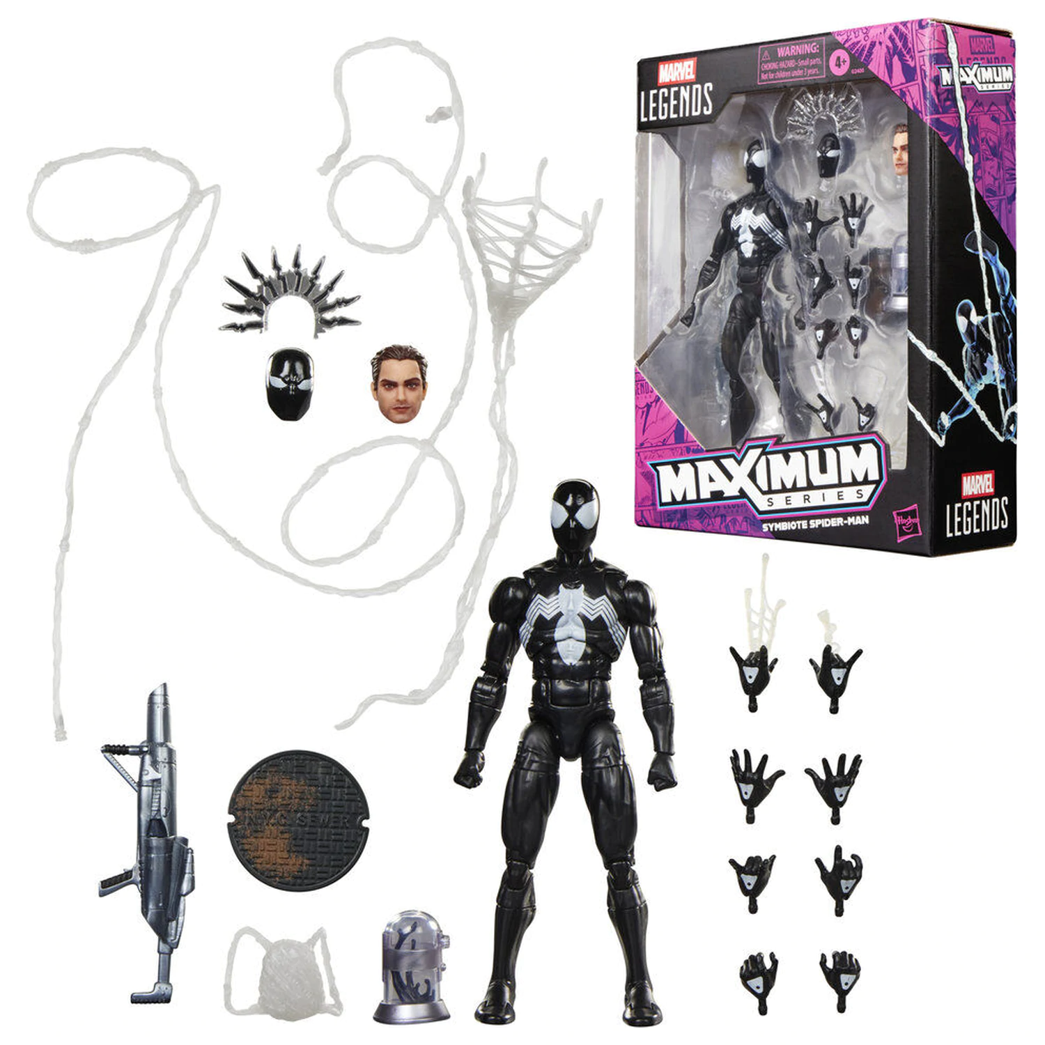 Marvel Legends Maximum Series Symbiote Spider-man Marvel figurka 15cm zdjęcie produktu
