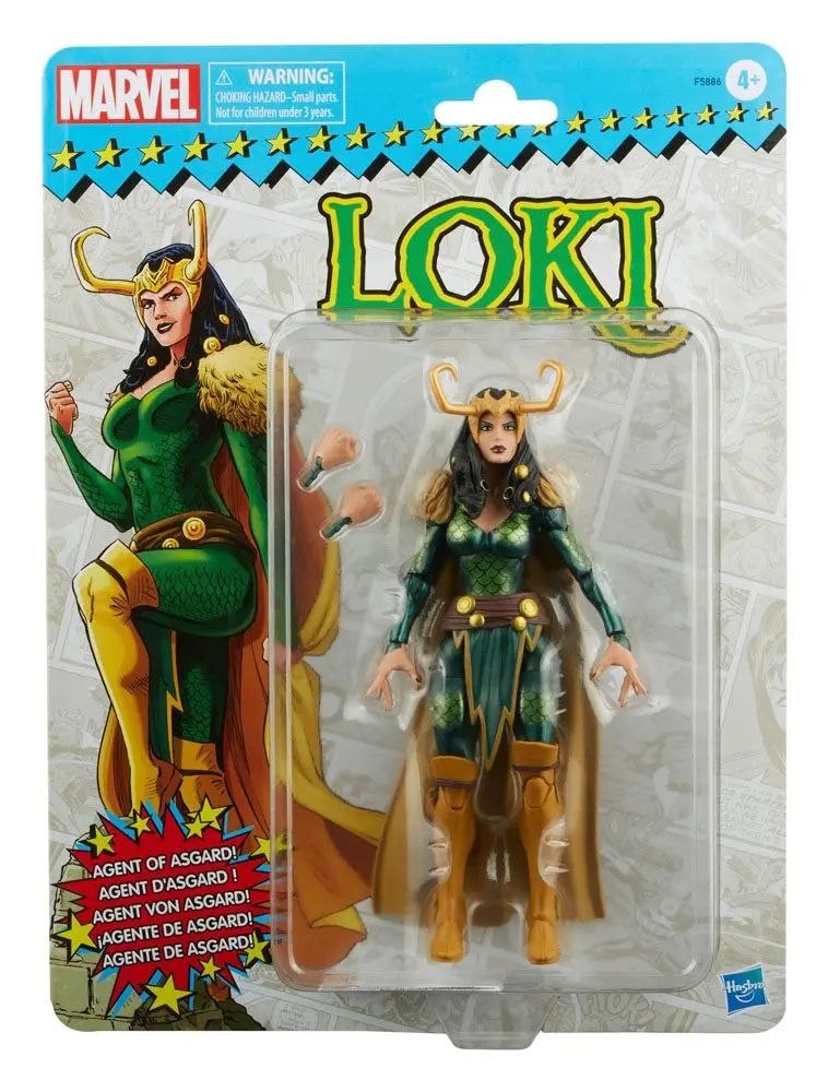 Marvel Legends Retro Collection Seria figurka akcji 2022 Loki - Agent Asgardu 10 cm zdjęcie produktu