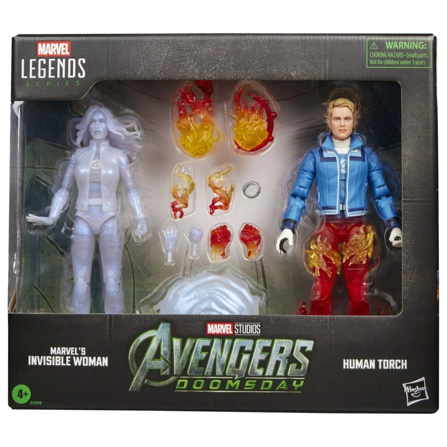 Marvel Legends Series Avengers Doomsday Invisible Woman & Human Torch pakiet 2 figurek 15 cm zdjęcie produktu
