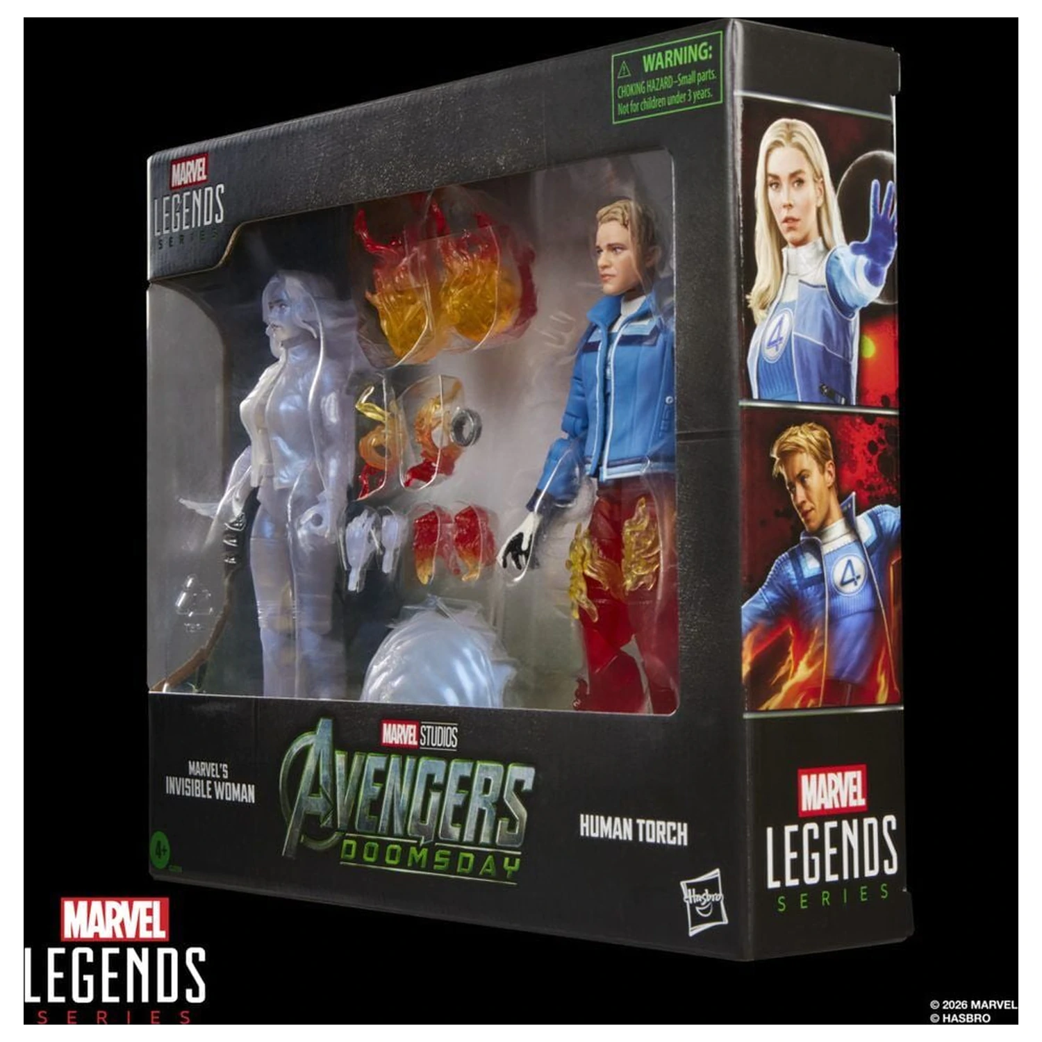 Marvel Legends Series Avengers Doomsday Invisible Woman & Human Torch pakiet 2 figurek 15 cm zdjęcie produktu