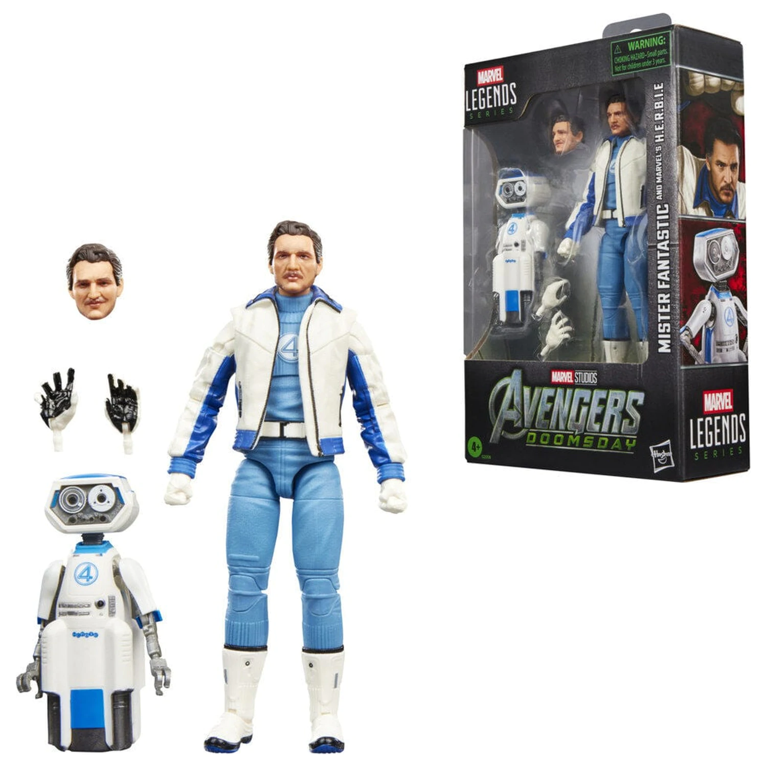 Marvel Legends Series Avengers Doomsday Mister Fantastic and Marvels H.E.R.B.I.E. figurka 15 cm zdjęcie produktu