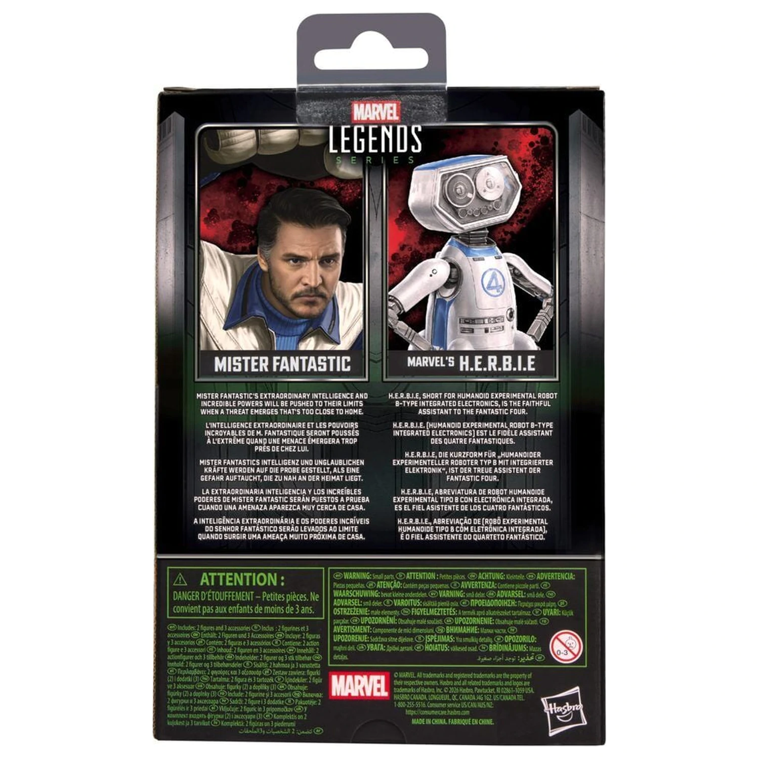 Marvel Legends Series Avengers Doomsday Mister Fantastic and Marvels H.E.R.B.I.E. figurka 15 cm zdjęcie produktu