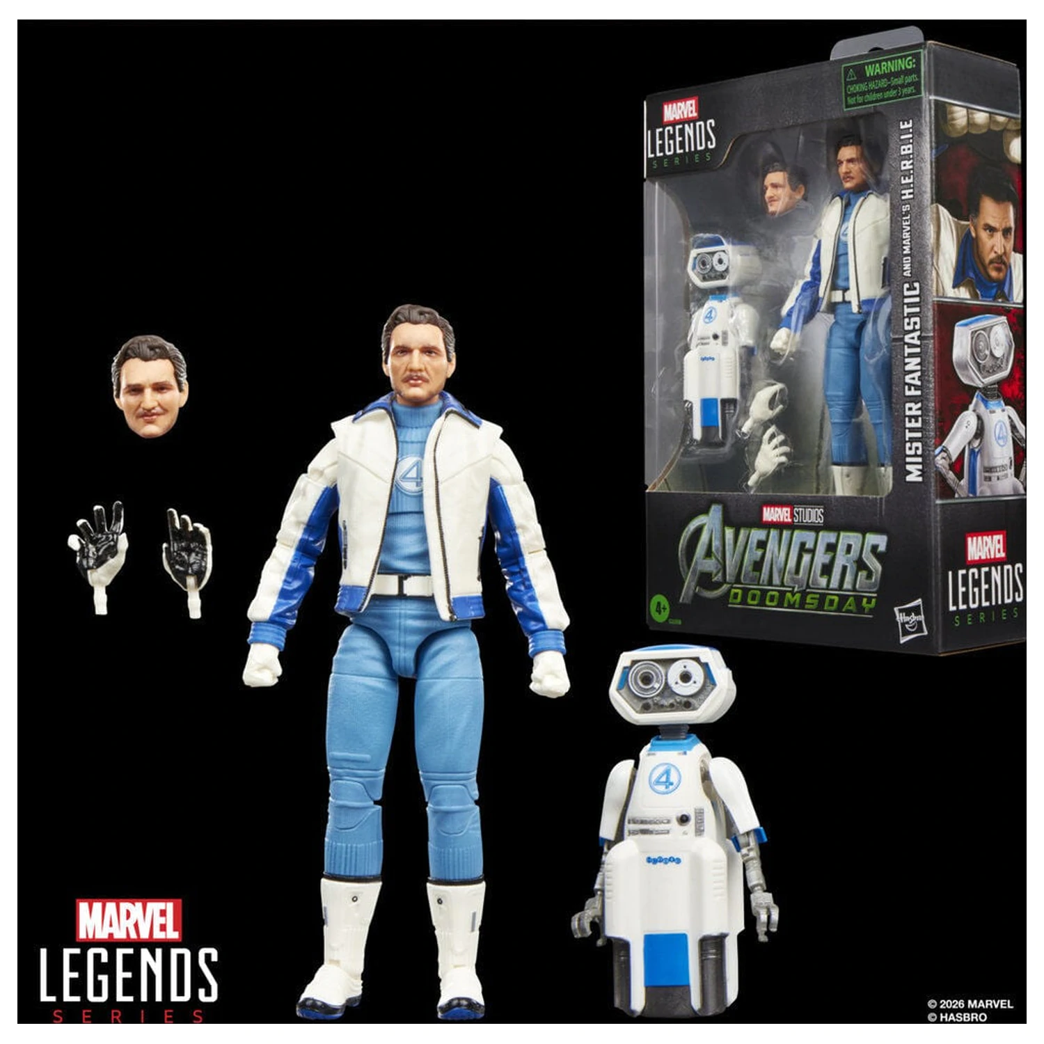 Marvel Legends Series Avengers Doomsday Mister Fantastic and Marvels H.E.R.B.I.E. figurka 15 cm zdjęcie produktu