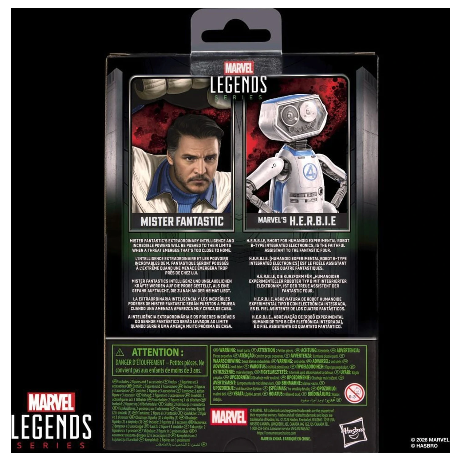 Marvel Legends Series Avengers Doomsday Mister Fantastic and Marvels H.E.R.B.I.E. figurka 15 cm zdjęcie produktu