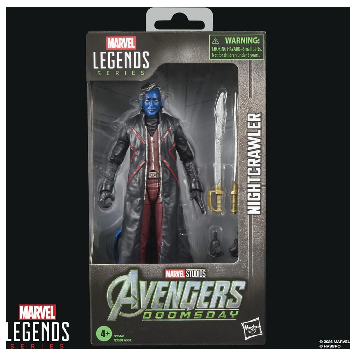 Figurka Marvel Legends Series Avengers Doomsday Nightcrawler 15 cm zdjęcie produktu