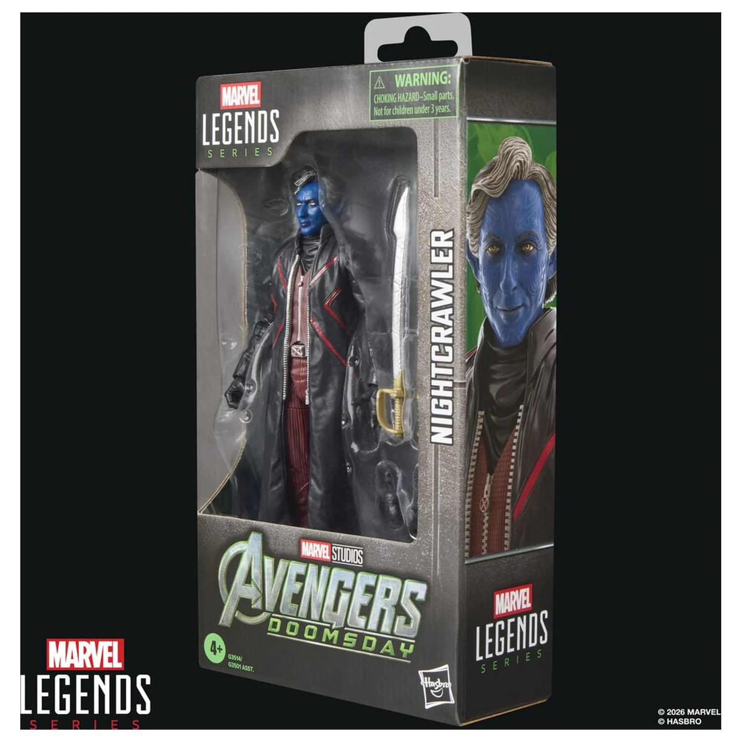 Figurka Marvel Legends Series Avengers Doomsday Nightcrawler 15 cm zdjęcie produktu