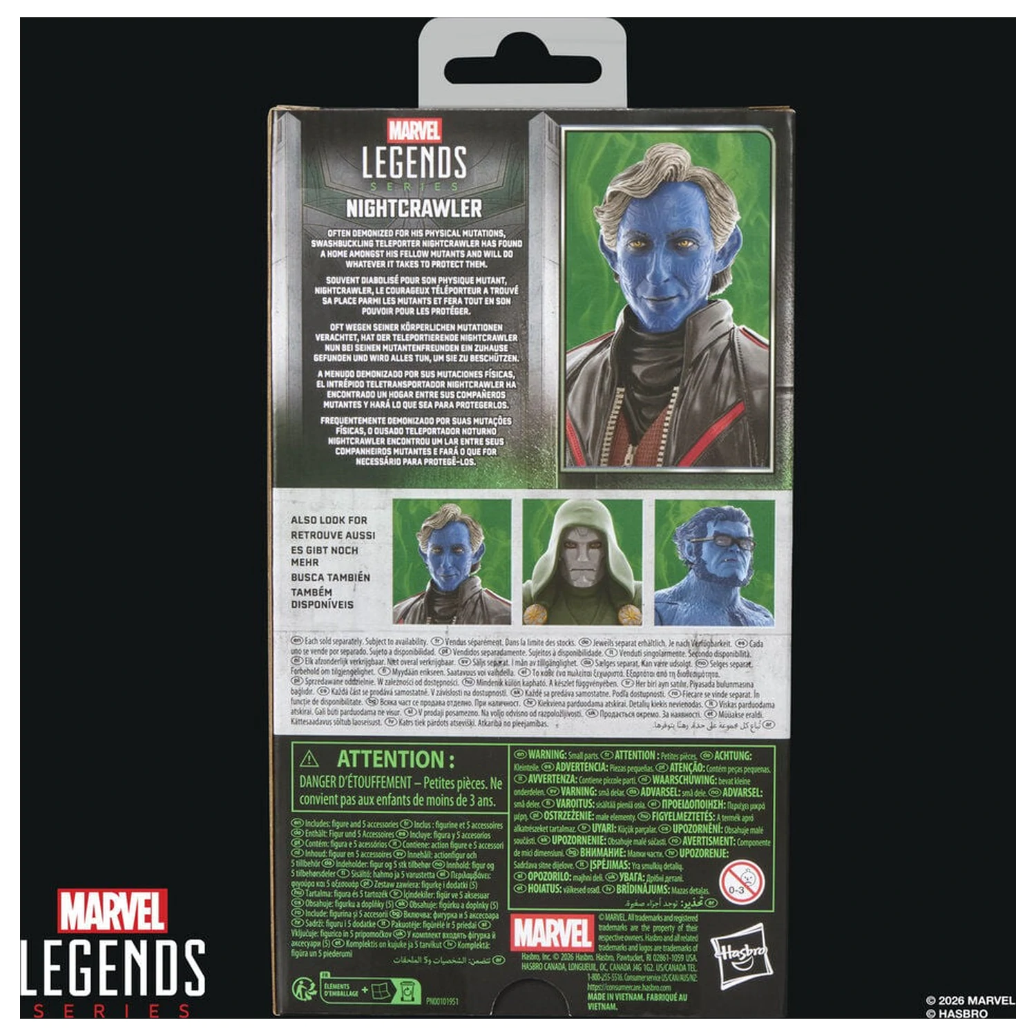 Figurka Marvel Legends Series Avengers Doomsday Nightcrawler 15 cm zdjęcie produktu