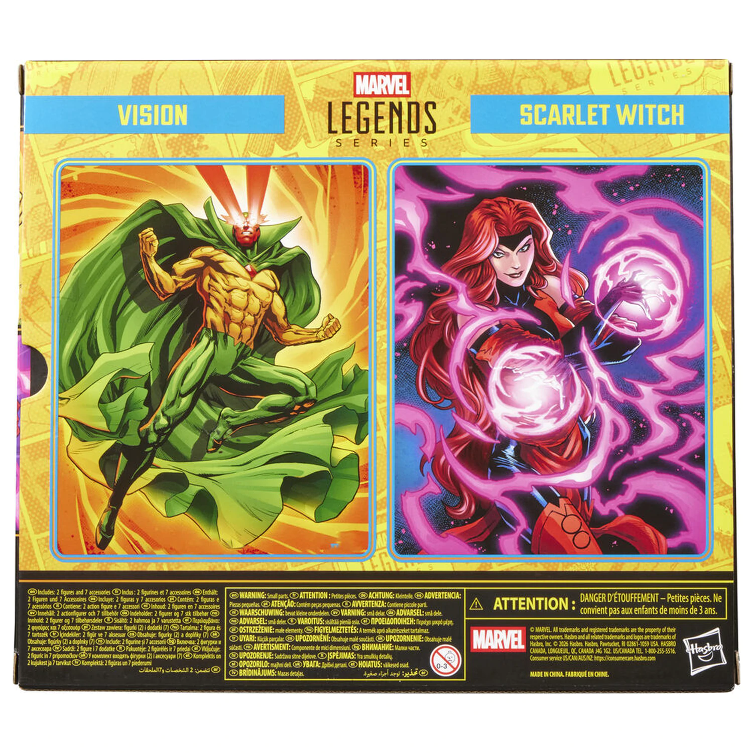 Marvel Legends Series Avengers Earts Mightiest Heroes Vision and Scarlet Witch pack 2 figurki 15cm zdjęcie produktu