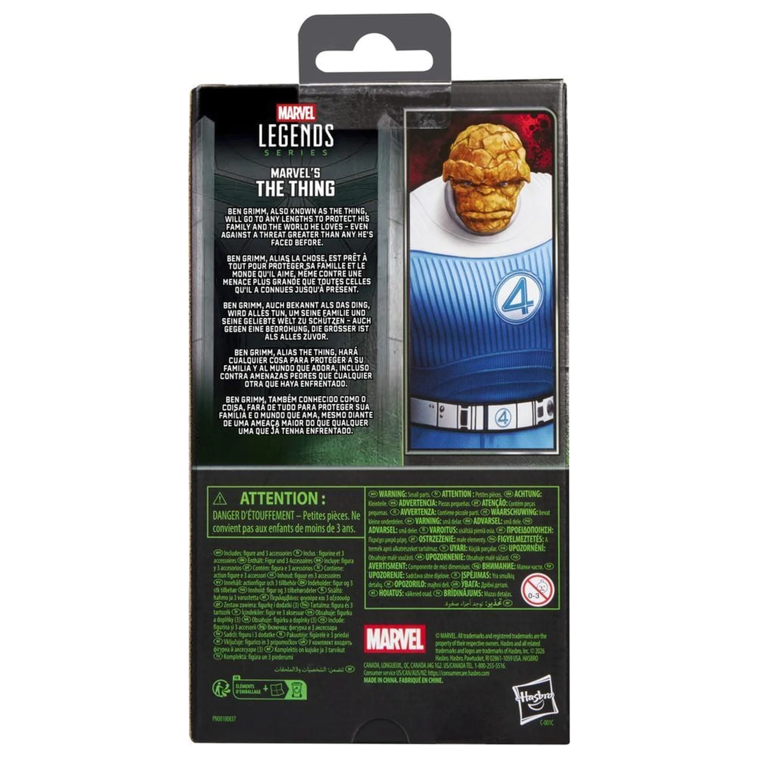 Figurka Marvel Legends Series Avengers Doomsday The Thing 15 cm zdjęcie produktu