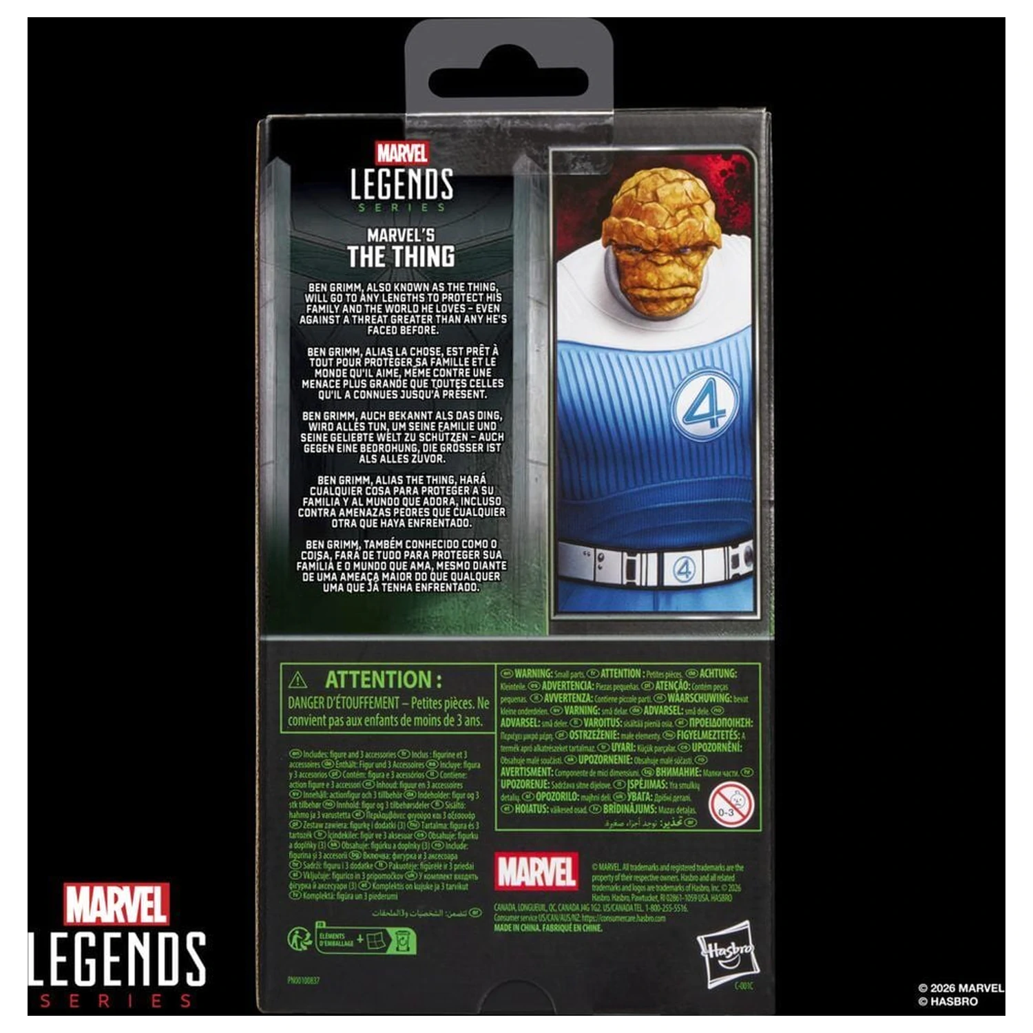 Figurka Marvel Legends Series Avengers Doomsday The Thing 15 cm zdjęcie produktu