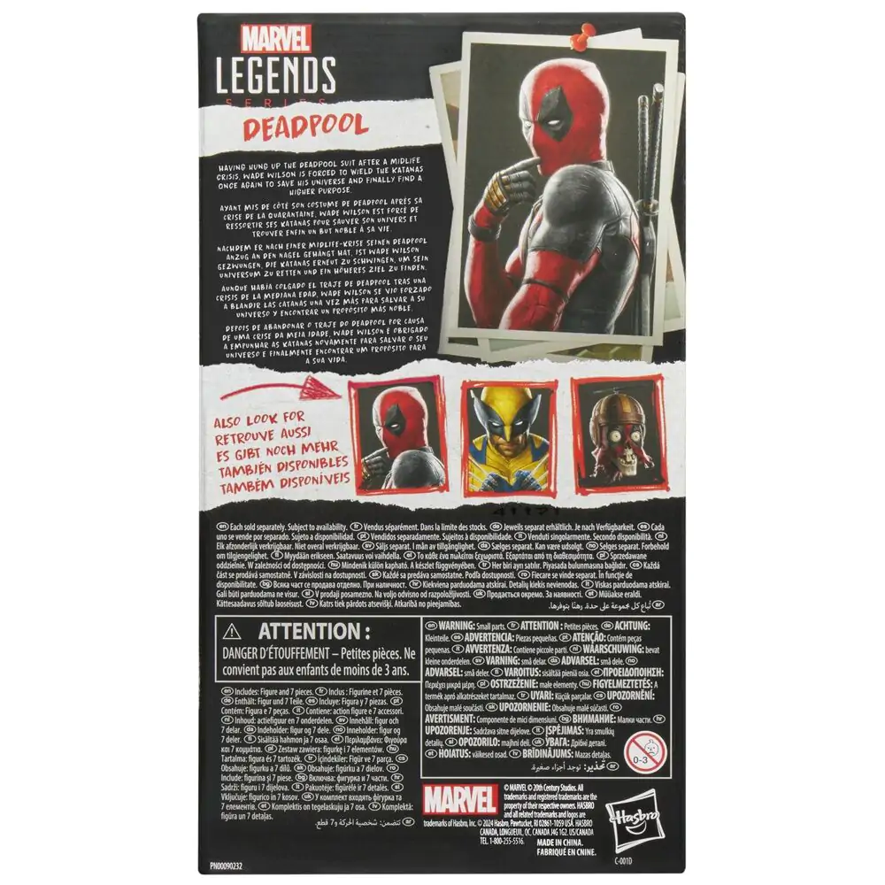 Marvel Legends Series Deadpool & Wolverine - Figurka Deadpool 15 cm zdjęcie produktu