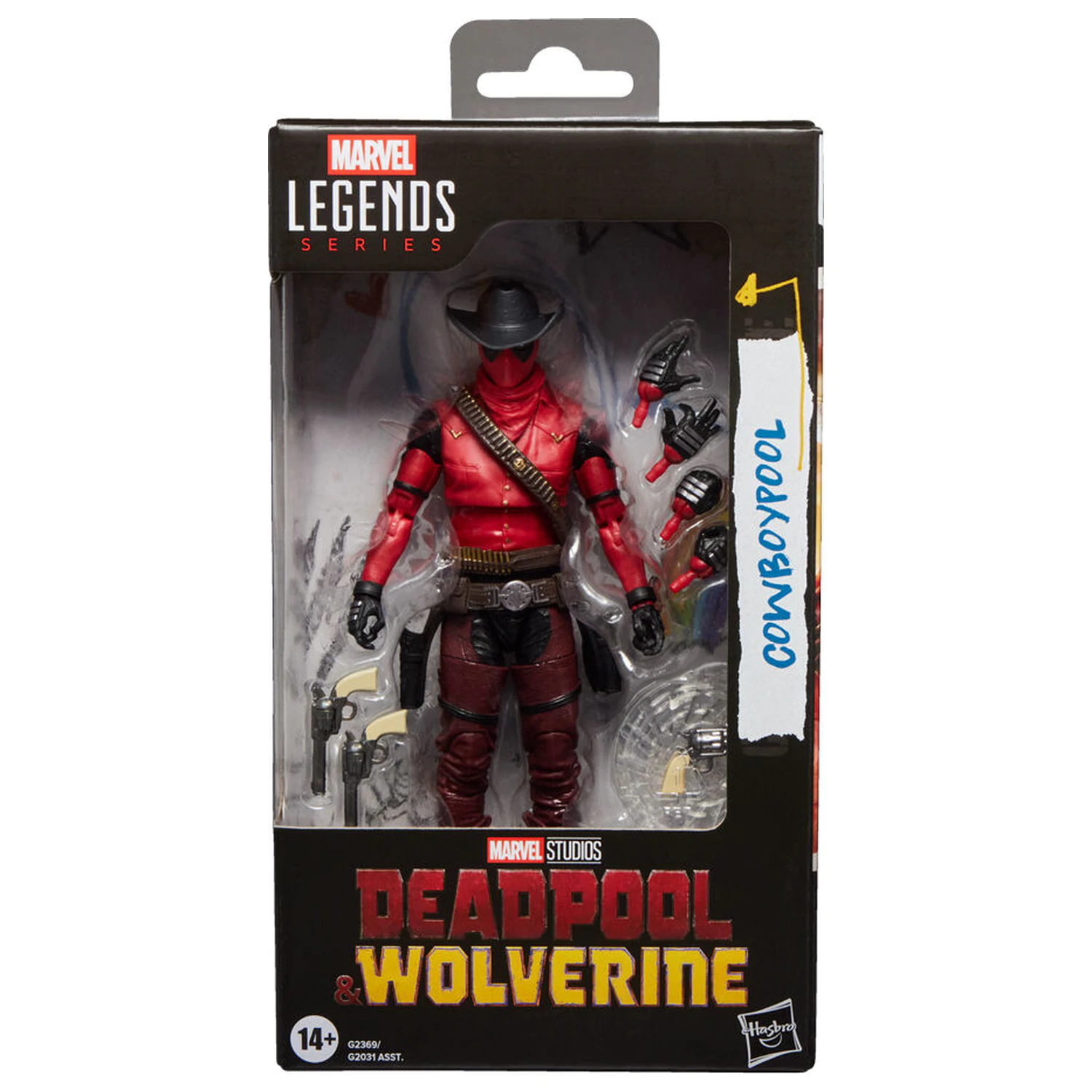 Marvel Legends Series Deadpool & Wolverine Cowboypool figurka 15cm zdjęcie produktu