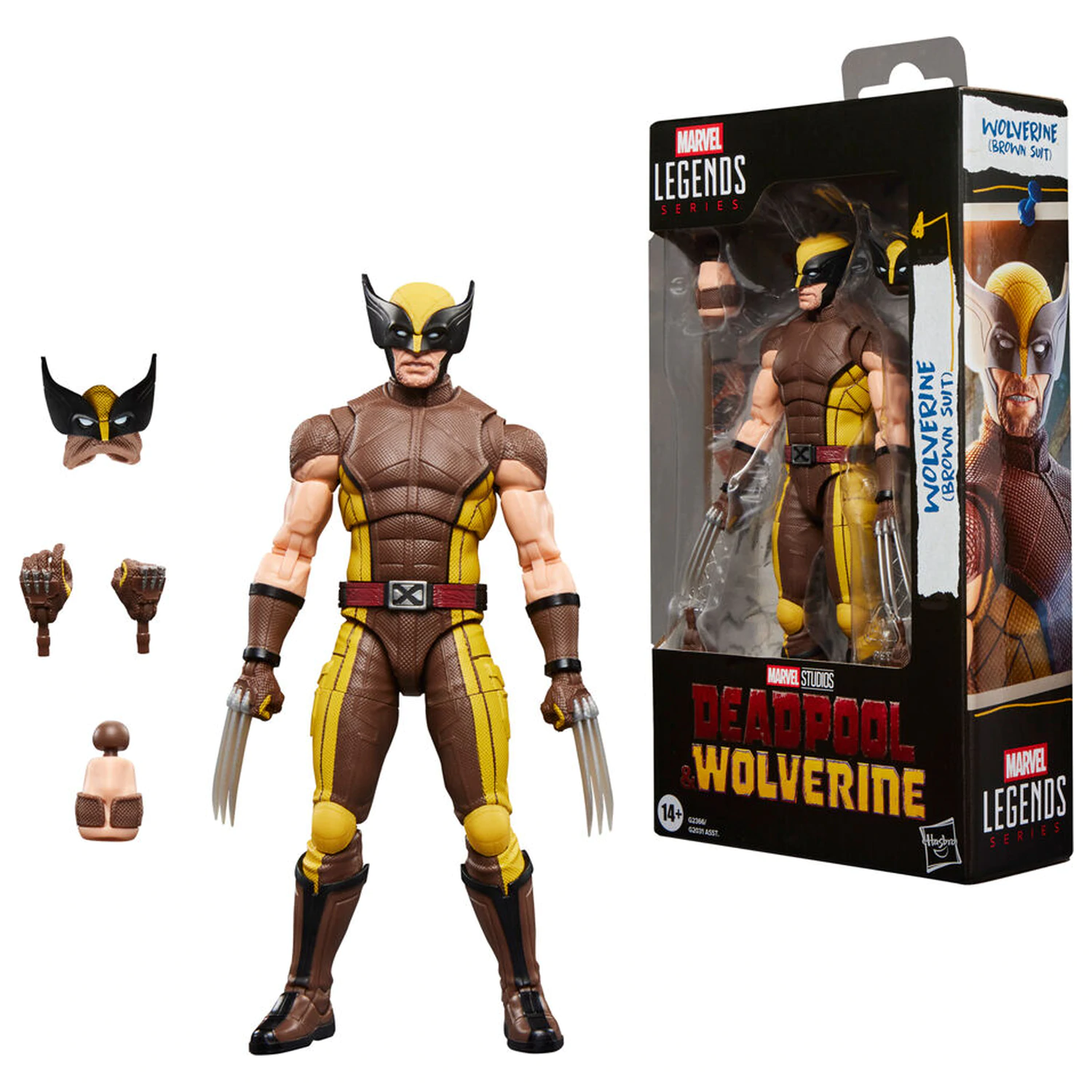 Marvel Legends Series Deadpool & Wolverine - figurka Wolverine Brown Suit 15cm zdjęcie produktu
