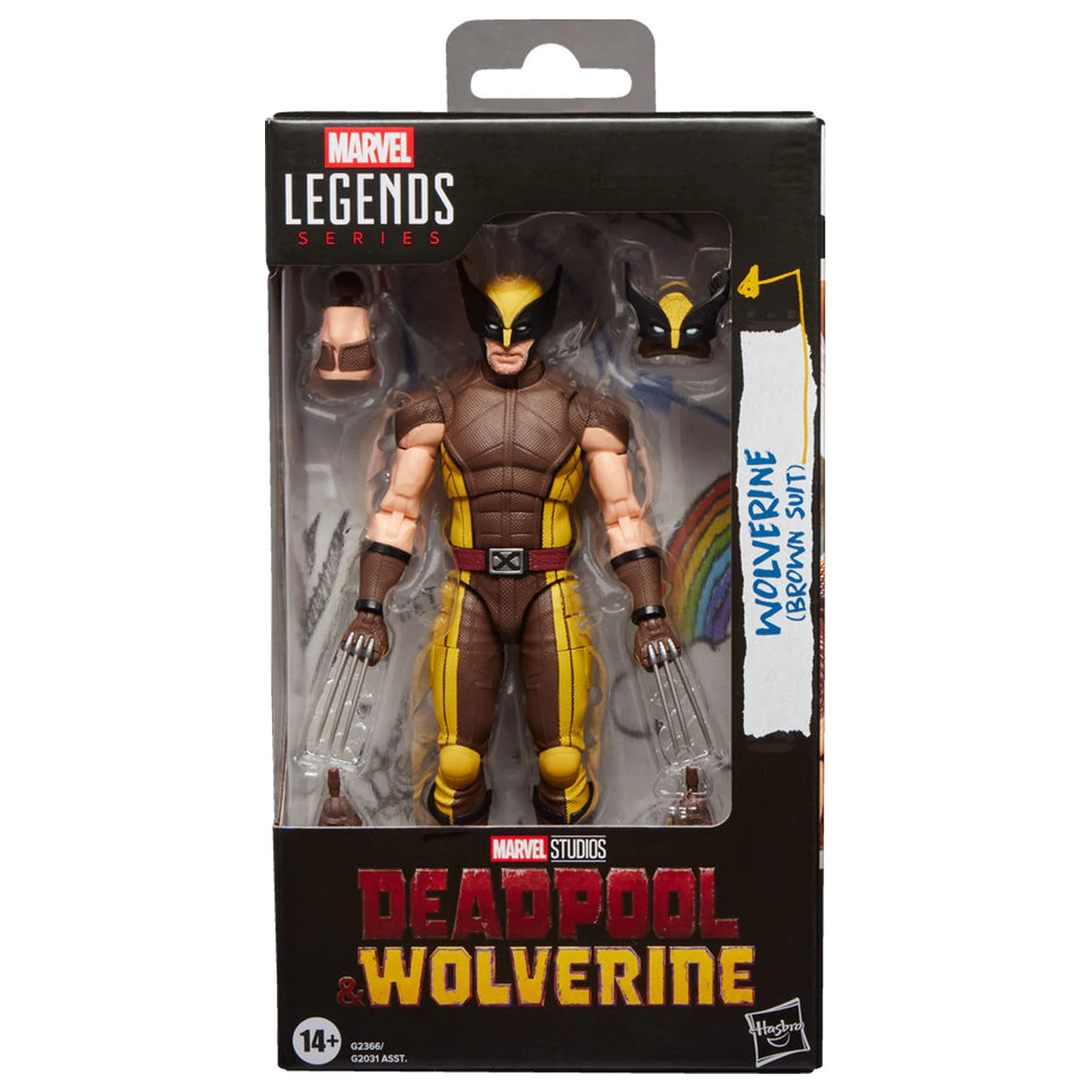 Marvel Legends Series Deadpool & Wolverine - figurka Wolverine Brown Suit 15cm zdjęcie produktu
