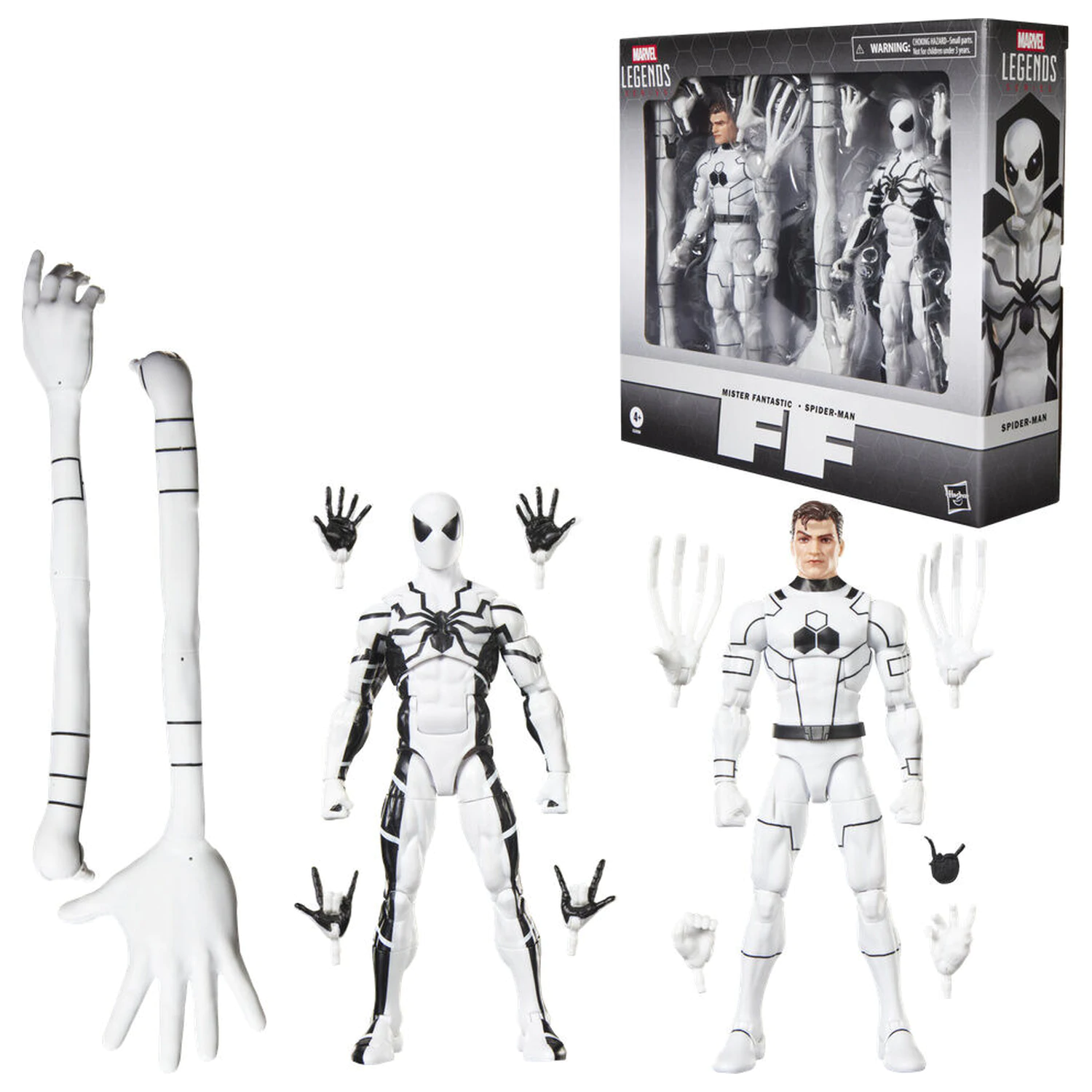 Marvel Legends Series Fantastic Four Mister Fantastic & Spiderman zestaw 2 figurek 15cm zdjęcie produktu